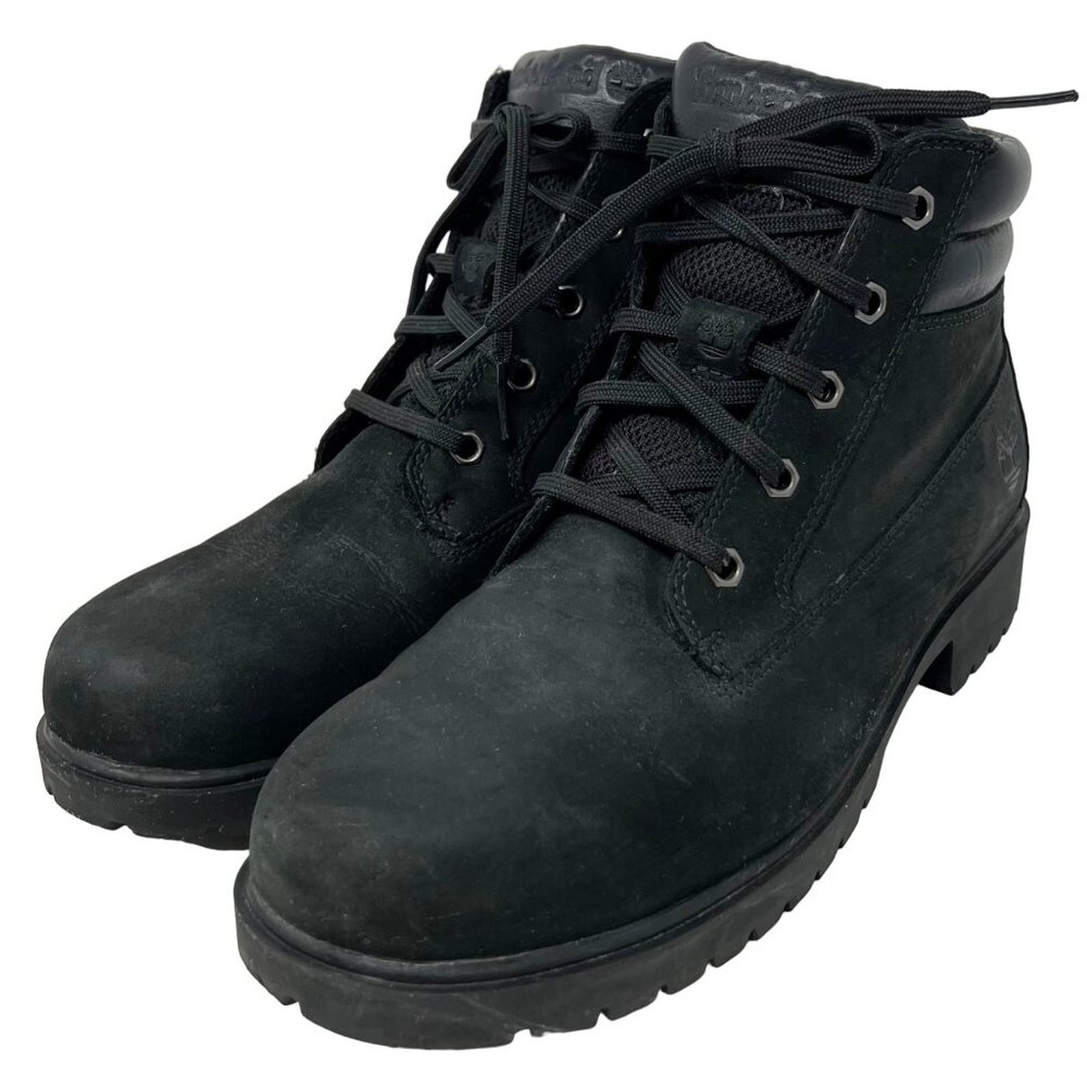 Timberland Women's‎ Black Suede 23684 9092 Donna Leather Soft Toe Size 8.5M